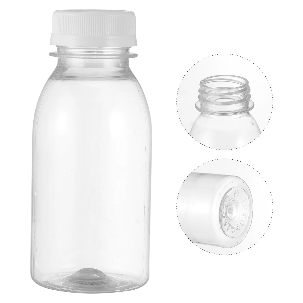 Fľaše Juice Mini Vody Chladnička Nádoby S Box Juicing Viečka Naplniteľné Prázdne Jasné Opakovane Výstrel Čiapky Oz 4 Malé Fľaše Na Obrázok 2
