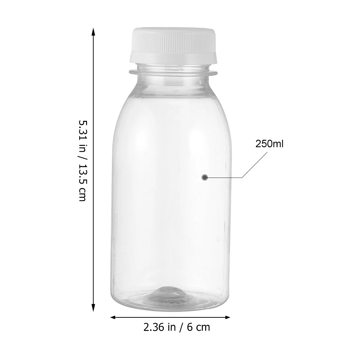 Fľaše Juice Mini Vody Chladnička Nádoby S Box Juicing Viečka Naplniteľné Prázdne Jasné Opakovane Výstrel Čiapky Oz 4 Malé Fľaše Na Obrázok 3