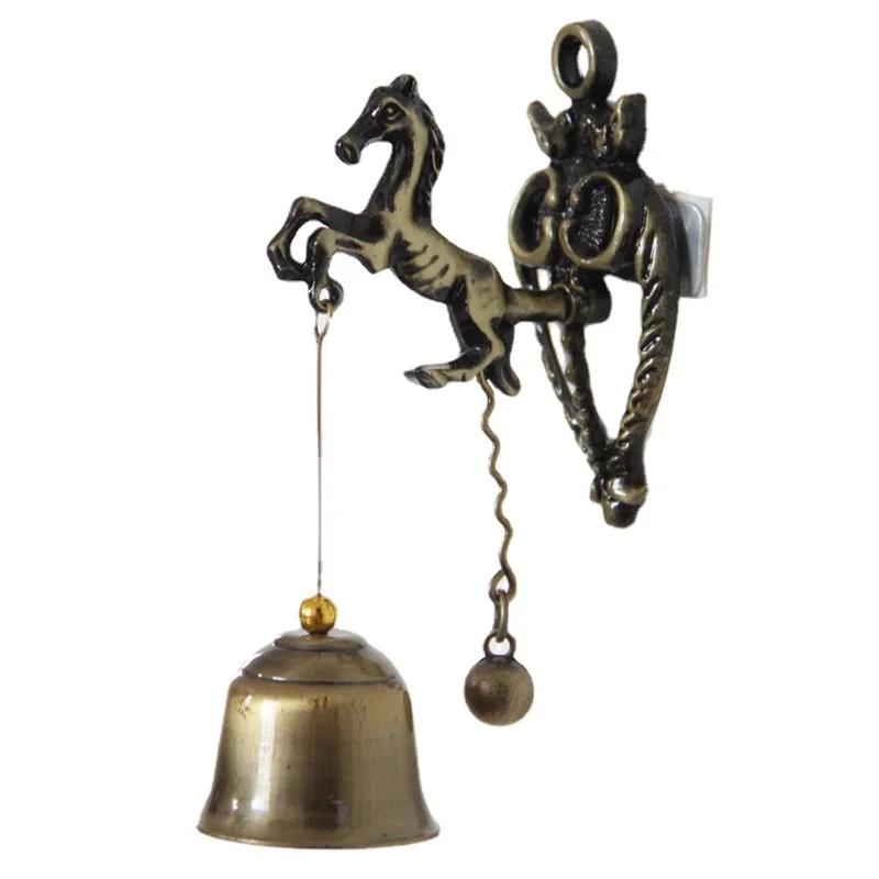 Nostalgické Retro štýl zvierat dvere, zvončeky kovov železa zvony zvonkohry ozdoby Obrázok 5