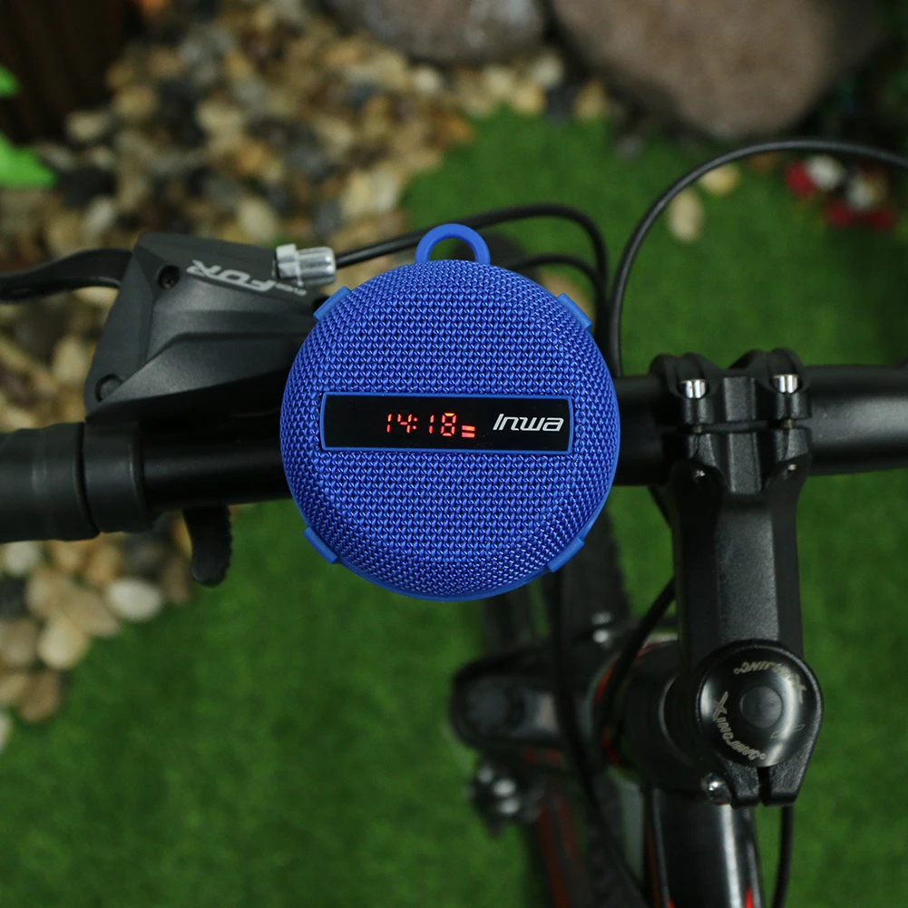 Smart LED digitálny displej bezdrôtový cyklistické požičovňa Bluetooth reproduktor vonkajšie prenosné, nepremokavé subwoofer Horský Bicykel Časti Obrázok 4