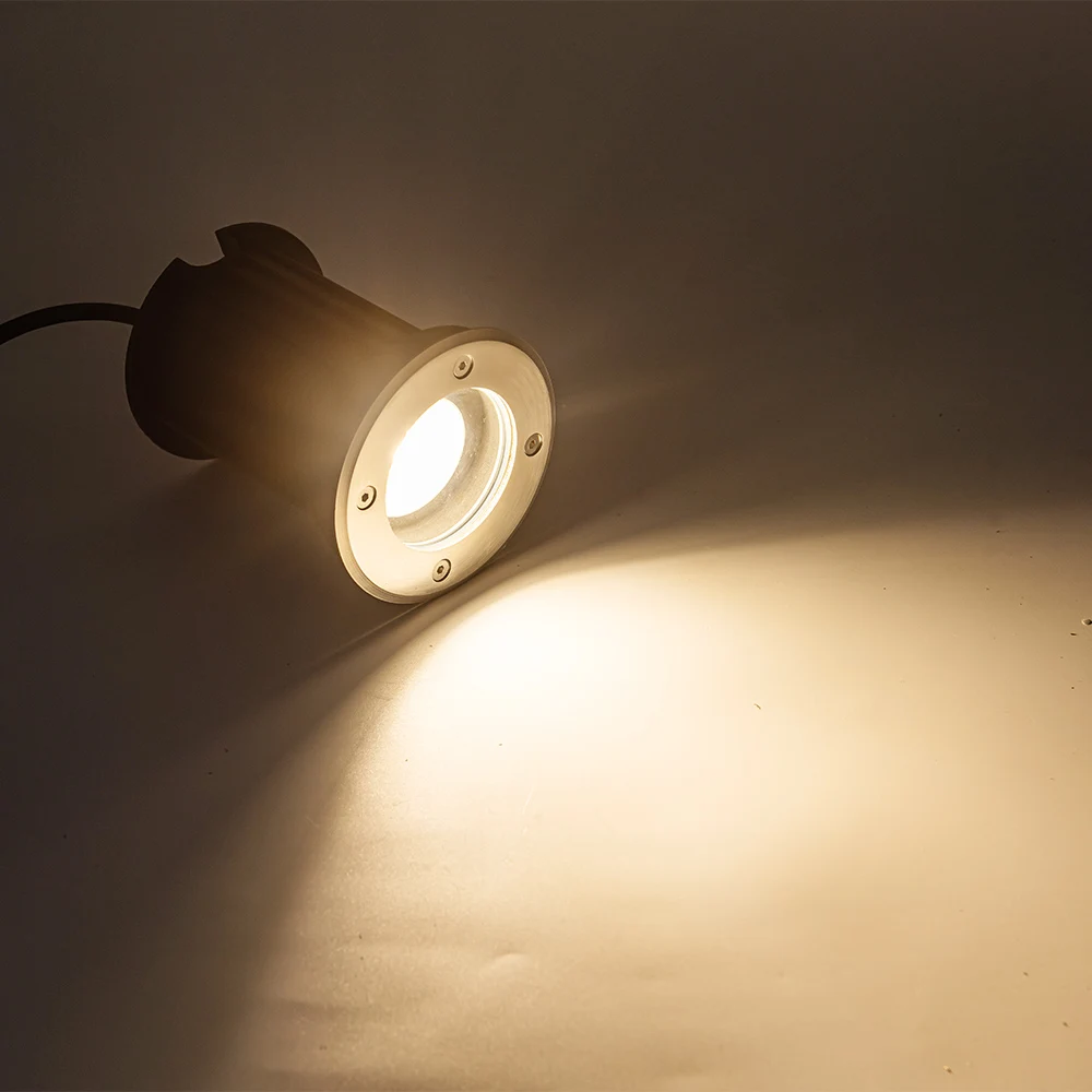 led podzemné svetlo s gu10 led high power žiarovka dobré bývanie kryt z nerezovej ocele 5w led lampa inground Obrázok 0