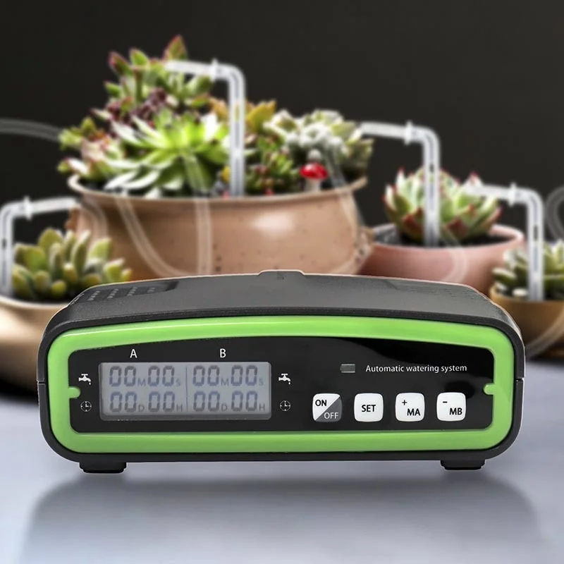 Nové Inteligentné Zavlažovanie Vodné Čerpadlo Časovač Systém Záhradné Rastliny Automatické Zavlažovanie Radič Časovač Zavlažovacie Zariadenia Nastavenie Obrázok 1