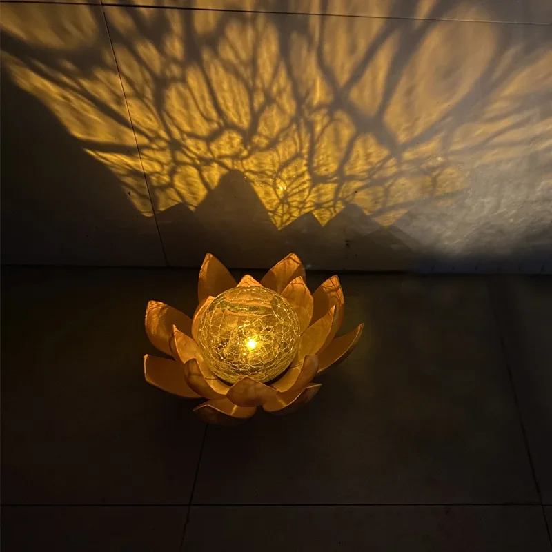 Solárne Led Kvet Svetlo Plávajúce Fontána Rybník Záhrade Bazén Lampa Realistické Lotus Tvar Lampy Žiarovky Záhradné Dekorácie Obrázok 3