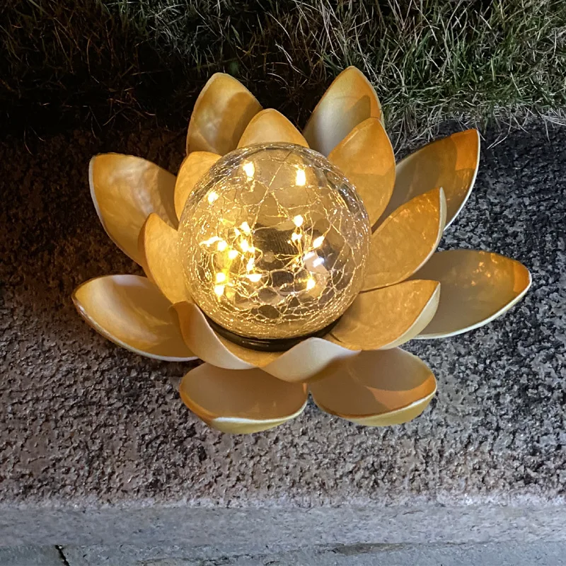 Solárne Led Kvet Svetlo Plávajúce Fontána Rybník Záhrade Bazén Lampa Realistické Lotus Tvar Lampy Žiarovky Záhradné Dekorácie Obrázok 5