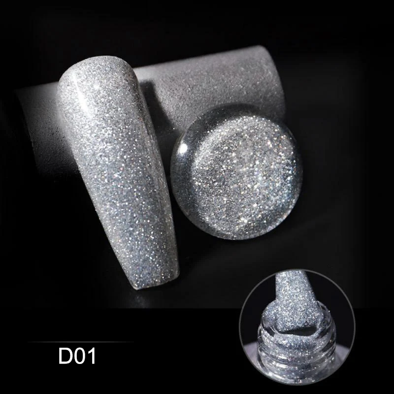 KODI Najnovšie Rozbité Diamond Glitter Gel lak na Nechty 12ml Semi-permanentné Lakom, Super Svetlé Hybrid Nechty uv Smalt Gellac Obrázok 2