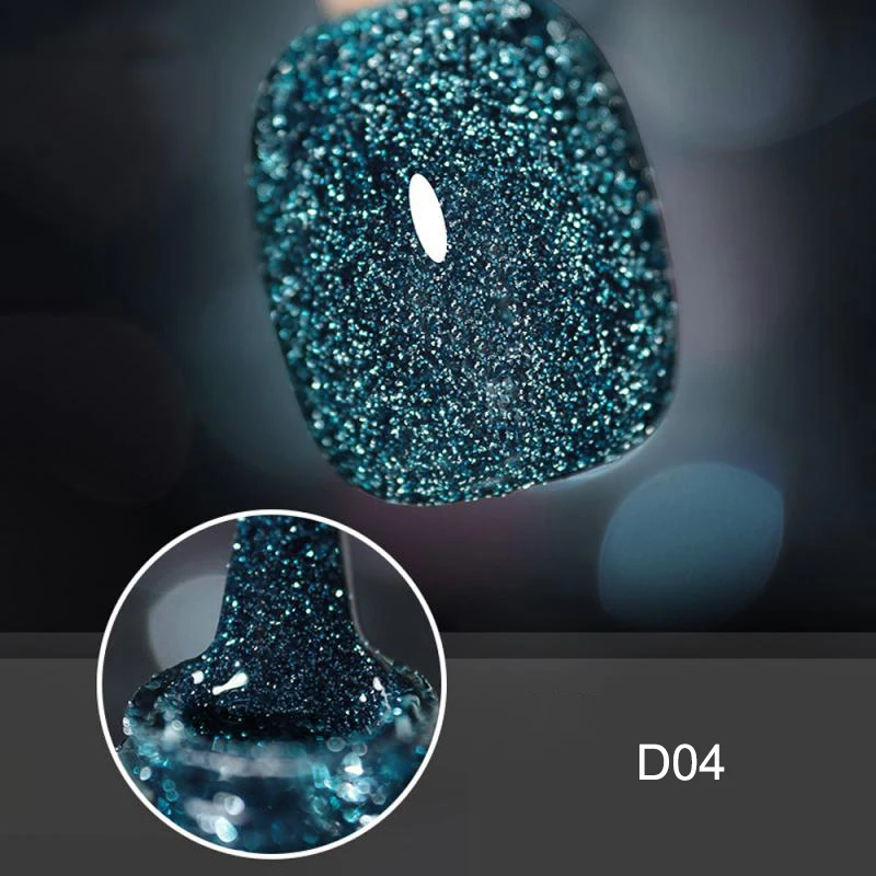 KODI Najnovšie Rozbité Diamond Glitter Gel lak na Nechty 12ml Semi-permanentné Lakom, Super Svetlé Hybrid Nechty uv Smalt Gellac Obrázok 5