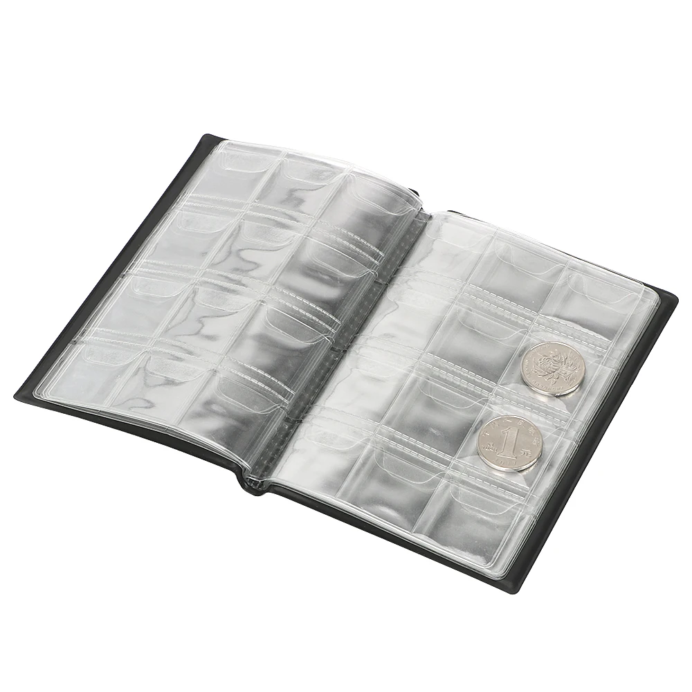 120 Vrecká Mince Zber Album Kniha Zbieranie Peňazí Organizátor Mini Cent Mince Skladovanie Vrecko pre Zberateľská Minca Držiteľ Albumy Obrázok 4