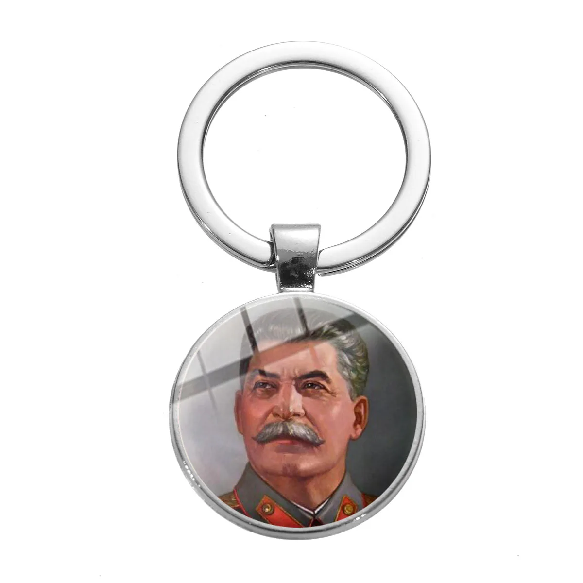 REPUBLÍK Sovietskeho Odznaky Keychain Kladivo Kladivo CCCP Rusko Znak Komunizmu Symbol Sklo Cabochon kľúčenky Tašky Auto Keyring Šperky Obrázok 1