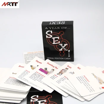 Erotické hry Sexuálne pozície hracie karty Sex pre Dospelých sexy hry karty sexuálnu hračku pre pár bdsm hračky